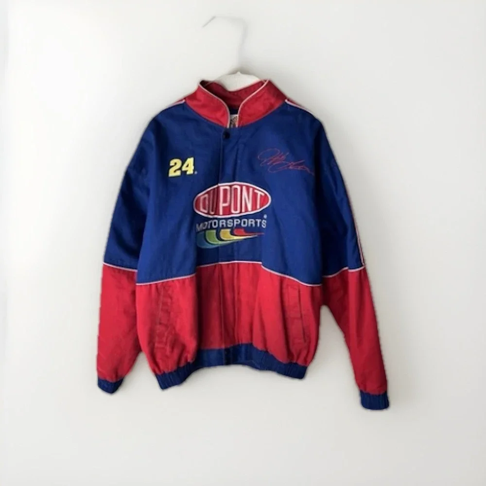 Vintage Jeff Gordon #24 DuPont Motorsport Winner's Circle NASCAR Jacket Size:L
